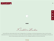 Tablet Screenshot of krehl-gastronomie.de